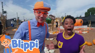 Blippi & Meekah’s Pumpkin Patch Playdate | Blippi | Kids Songs | Moonbug Kids