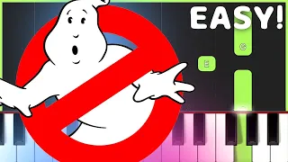 Ghostbusters - Ray Parker Jr. | EASY Piano Tutorial