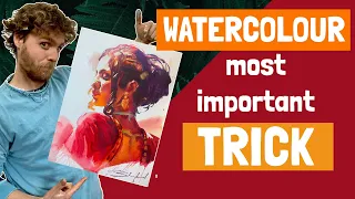 Most IMPORTANT tip for WATERCOLOUR painting