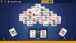 Daily Challenges / October 17, 2018 / Pyramid - Easy / Microsoft Solitaire Collection Solution