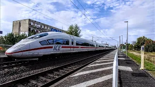 230 km/h!!! directly at the platform! 🤯 (145 m/ph) Absolute insanity!! - Fly-by -