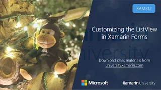 XAM312 - Customizing the ListView in Xamarin.Forms