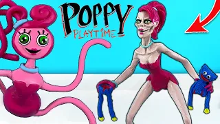 Making creepy MOMMY LONG LEGS HUGGY WUGGY 2 EXE from Poppy Playtime Chapter 2 with Clay | Tutorial