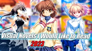 Visual Novels I Would Like to Read in 2023!