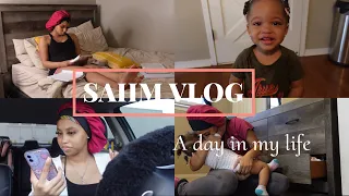 VLOG: A REALISTIC DAY IN MY LIFE AS A STAY AT HOME MOM + WIFE