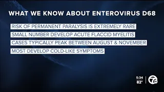 CDC warns about Enterovirus D68, virus raises rare risk of neurologic complications in kids