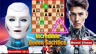 Can Stockfish 16.1 DEFEAT The World's Strong Chess AI By Sacrificing His Queen | Chess Strategy | AI