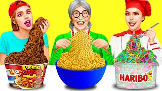 Reto De Cocina Yo vs Abuela | Batalla Comestible de Toon Challenge