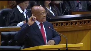 Zuma throws shade at the Opposition on Nkandla