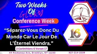 Deux Semaines De GLoire | Semaine De Conférence - 4ème Jour | Mercredi 15 Mai 2024.