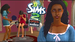 I ran a salon in the sims 2! // Sims 2 open for business