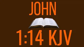 JOHN 1 14 KJV