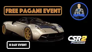 CSR2 - Free Pagani Event