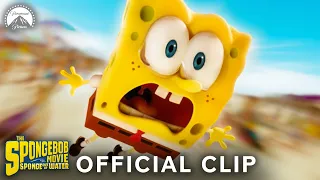 The SpongeBob Movie | SpongeBob OUT OF WATER & Inside The Real World (Full Scene) | Paramount Movies