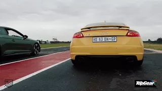 Short but Sweet: Audi TTRS v Audi RS5 Drag Race!