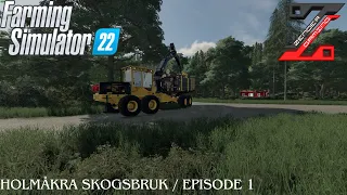 Nu drar vi igång! Dags för skövling i sverige | Episode 1 Holmåkra | Farming Simulator 22