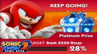 Sonic Dash 2: Sonic Boom Banking Bonanza Event Walkthrough