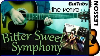 How to play BITTER SWEET SYMPHONY 🎼🍋 - The Verve / GUITAR Lesson 🎸 / GuiTabs #137