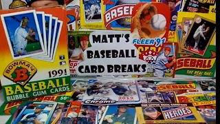 1991 Bowman Baseball Box Review!!