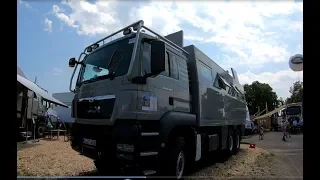 MAN TGS 26.480 BL 6X6 RV Camper truck Globecruiser 7500 action mobil walkaround and interior K073