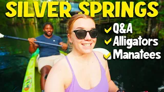 Kayaking SILVER SPRINGS in Ocala, FL! (Alligators, manatees, and Q&A)