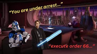 What if Anakin Skywalker took CLONES to go arrest Palpatine?