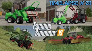 AVANT vs. WEIDEMANN - comparison! 🚜💨 BROKEN Tedder? 😥🤔 | [FS19] - Timelapse #28 Walchen Seasons