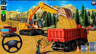 Heavy Excavator Crane Simulator - City Construction Mechine 3D - Android Gameplay