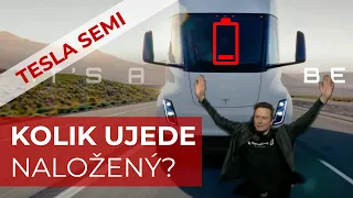 TESLA SEMI PŘEDÁNÍ PRVNÍCH KUSŮ A REÁLNÝ DOJEZD | BACINA.TV