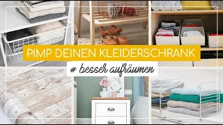 Einfach schön und ordentlich ✨ 10 Tipps für dein Kleiderschrank Makeover | #BesserAufräumen