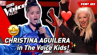 Would CHRISTINA AGUILERA turn for these talents in The Voice Kids? 😍 | Top 10