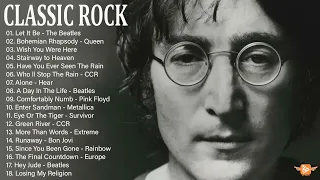 Classic Rock Songs 70s 80s 90s Full Album - Queen, Eagles, Pink Floyd, Def Leppard, Bon Jovi