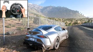 2020 Toyota GR Supra | Forza Horizon 5 | Logitech g29 gameplay