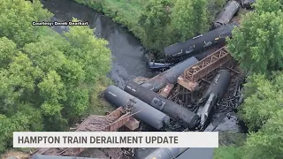 65,000 gallons of asphalt spilled in Union Pacific train derailment