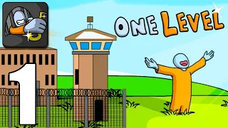 One Level Stickman Jailbreak Gameplay All Levels Part1