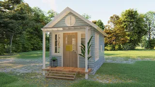 Tiny House Design 3 x 6 meters ( 190 sqft ) Cute & Cozy