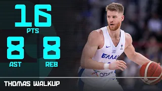 Thomas Walkup 🇬🇷 flirts with the triple double! FIBA #EuroBasket 2025 Qualifiers