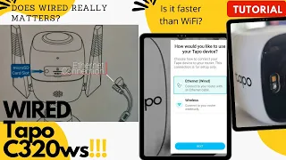 I Wired Tapo C320ws Security Camera via LAN | Result Surprises Me | TUTORIAL