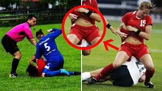 Dirty Crazy Angry Moments in Womens Football  2