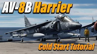 DCS: AV-8B-NA Harrier Comprehensive Cold Start Tutorial