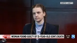 Jury finds woman guilty of starving teen son to death