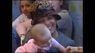 Dame Shirley Bassey visits the children's hospital in Cardiff -2004-
