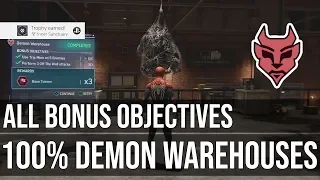 Inner Sanctuary Trophy - All Bonus Objectives Demon Warehouses - Marvel's Spider-Man PS4