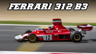1974 Ferrari 312 B3 driven on the limit