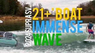 2024 Supra SV - Wakesurf Review -  Smaller Surf Boat, Immense Wave
