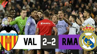 RESUMEN: Valencia🦇🟠2-2 Real Madrid👑🤍