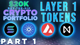 $20K Crypto Portfolio Build pt. 1 | Layer 1 Tokens