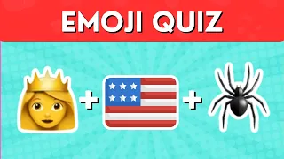 Can You Guess 🎬🚩🐾 Country, Movies, Animal, Super Hero |  Emoji Quiz