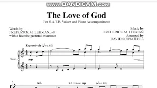 The Love of God by David Schwoebel | Soprano only | no accompaniment | voice guide