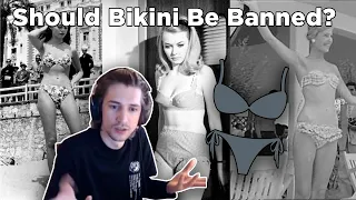 xQc Reacts To Should the bikini be banned? (1961) | RetroFocus